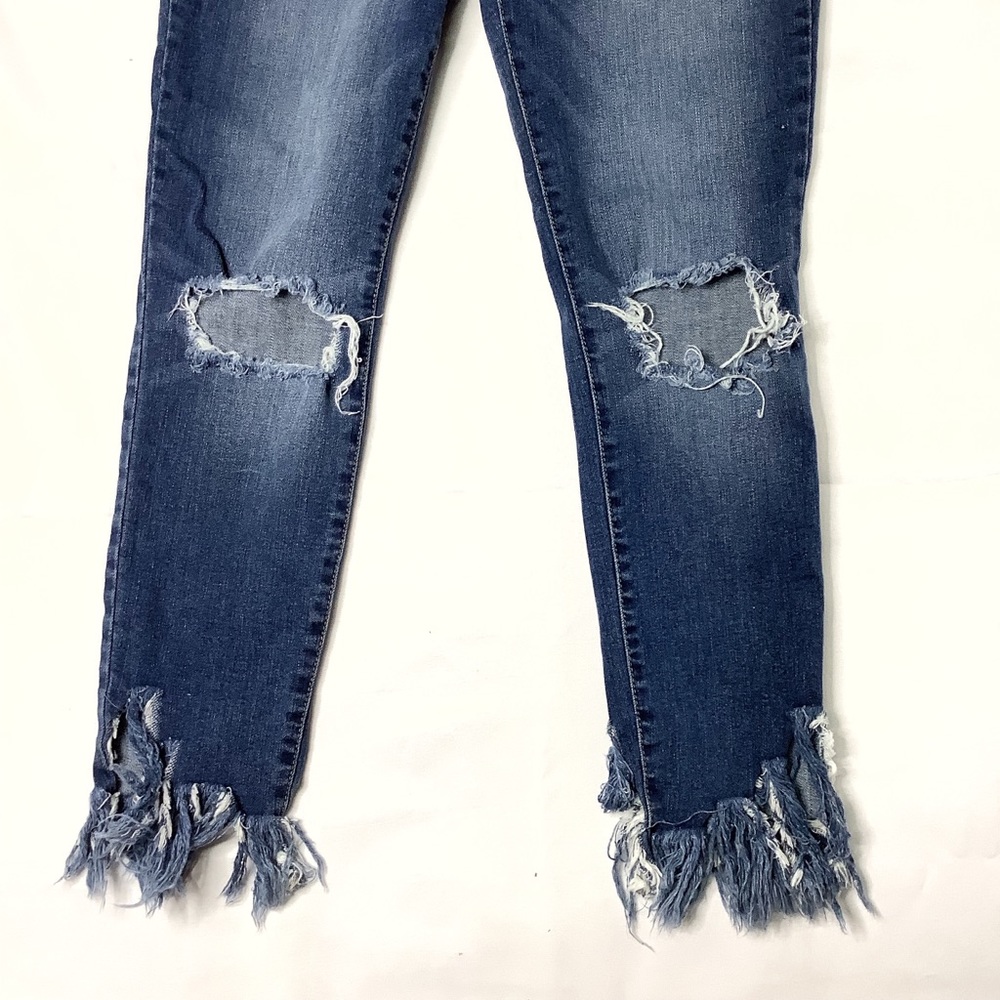 William Rast Destroyed Ankle Skinny Jeans Size 28 - Picture 3 of 7